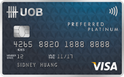 Image result for uob preferred platinum visa